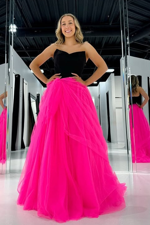 A-Line Empire V-Neck Sleeveless Chiffon Party Prom Dress