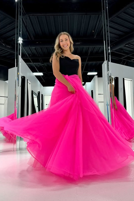 A-Line Empire V-Neck Sleeveless Chiffon Party Prom Dress