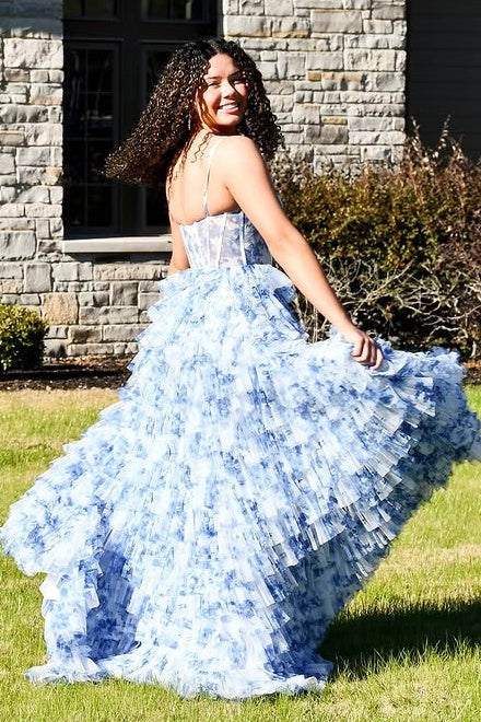 Chic Chiffon A-Line Sleeveless Appliques Party Prom Dress
