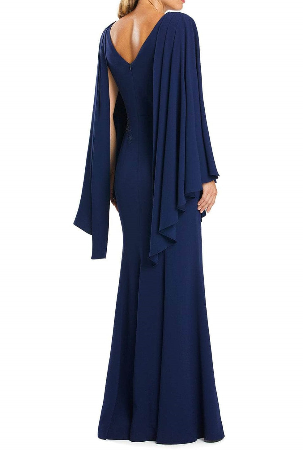 Long Sleeves Empire V-Neck Mother Of Brides Dress