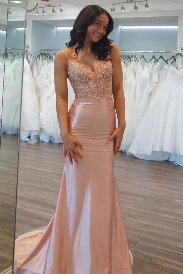 Mermaid Sweetheart Sleeveless Appliques Lace Up Party Prom Dress