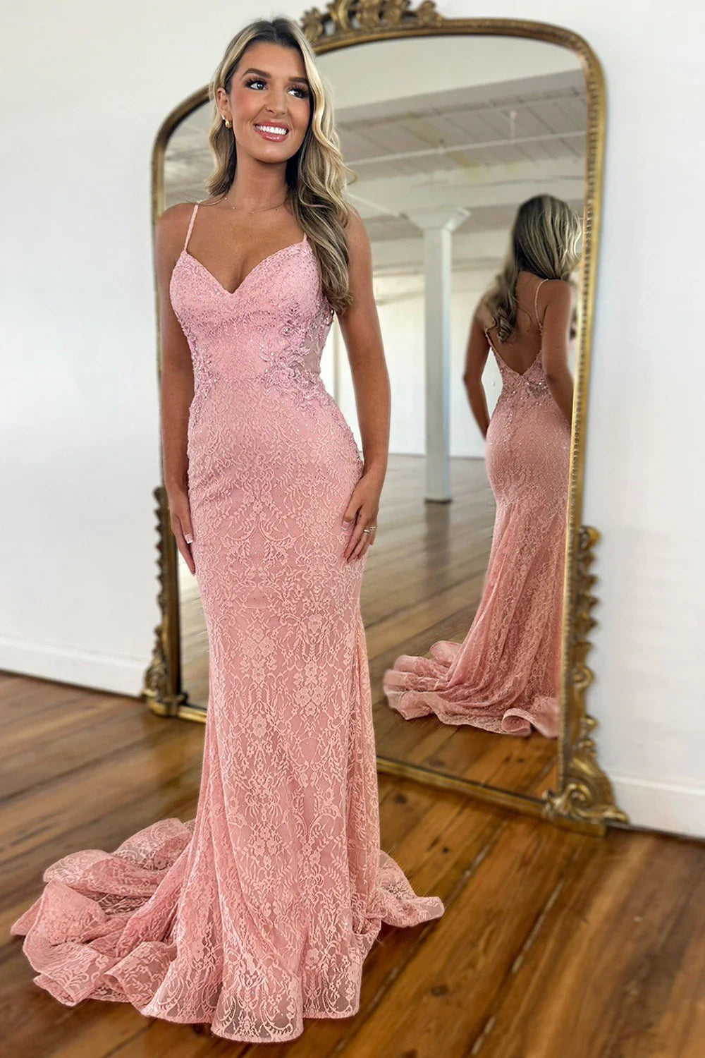 Sexy Lace Mermaid Sweetheart Sleeveless Backless Party Prom Dress Movousdress Sexy Lace Mermaid Sweetheart Sleeveless Backless Party Prom Dress Movousdress