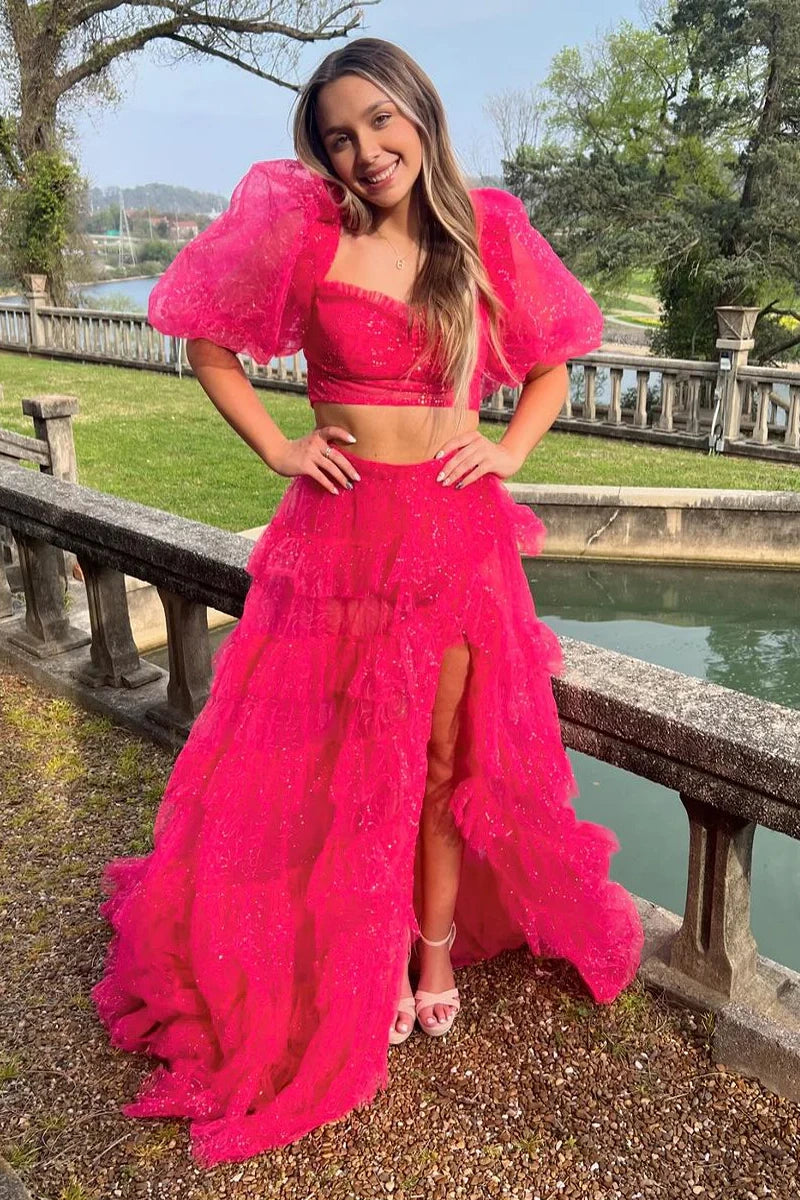Tulle A-Line Sweetheart Short Sleeves Party Prom Dress