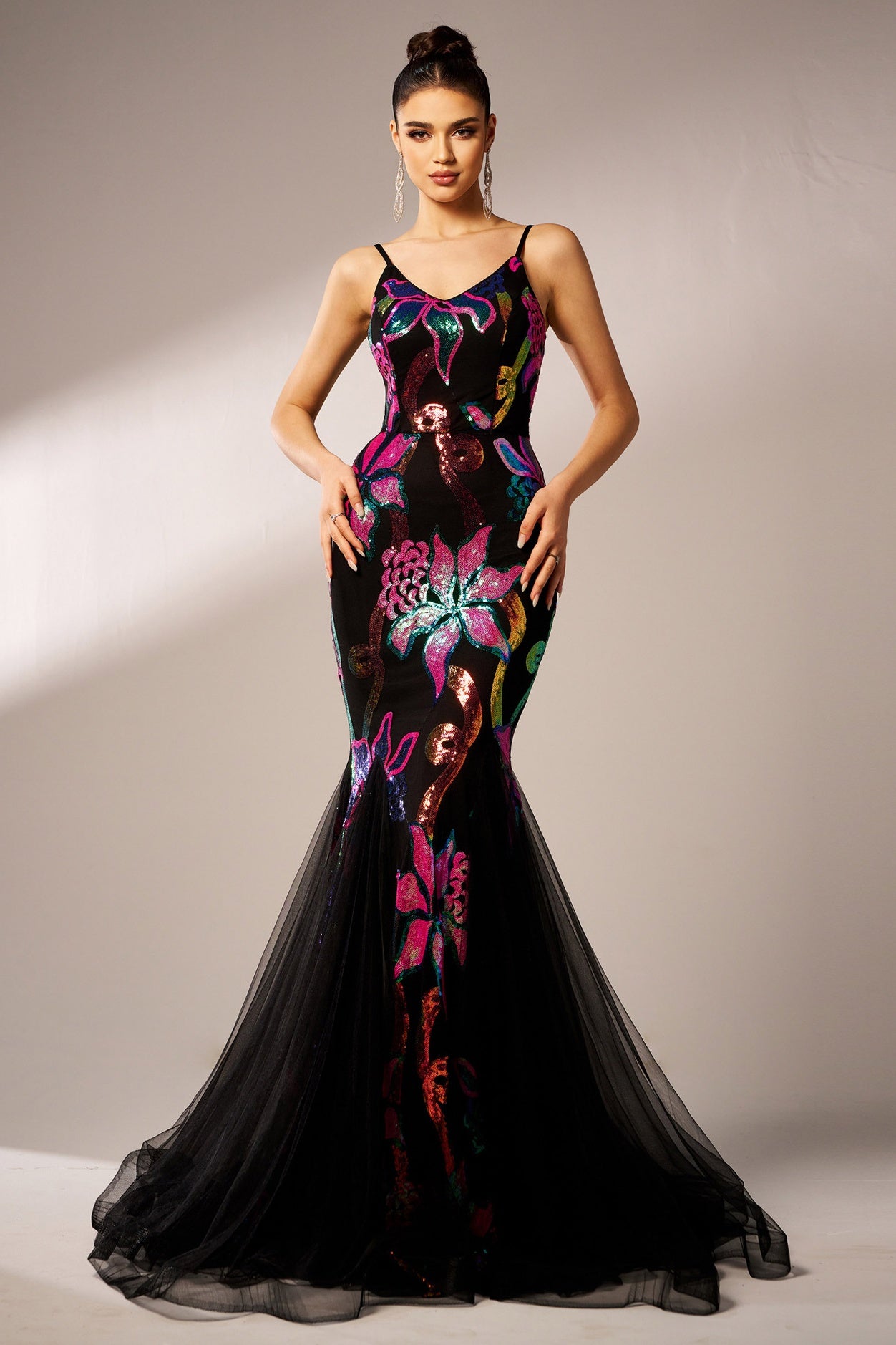 V-Neck Spaghetti Straps Mermaid Party Evening Dress Movousdress V-Neck Spaghetti Straps Mermaid Party Evening Dress Movousdress