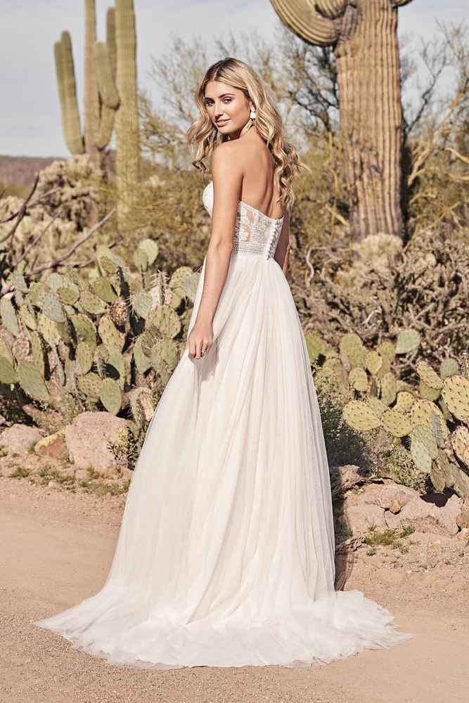 Classic Tulle A-Line Sweetheart Appliques Boho Wedding Dress