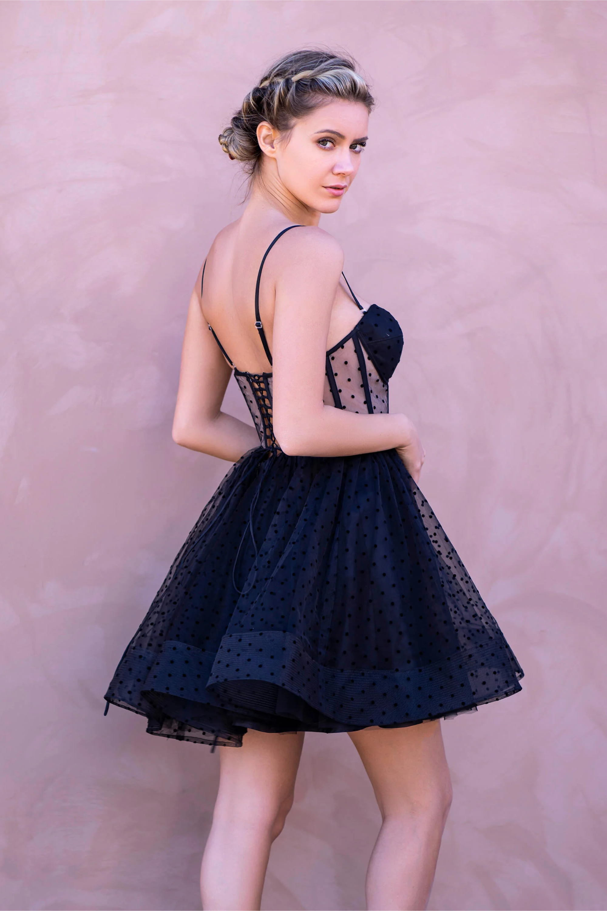 A-Line Sweetheart Sheer Empire Short Party Homecoming Dress