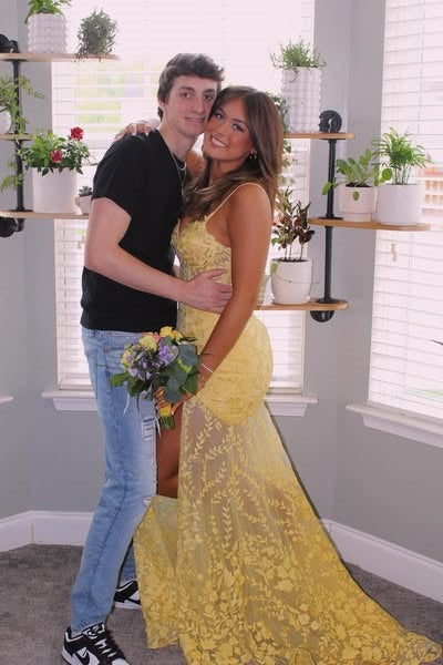 Chic Lace Mermaid Sweetheart Sleeveless Prom Party Dress