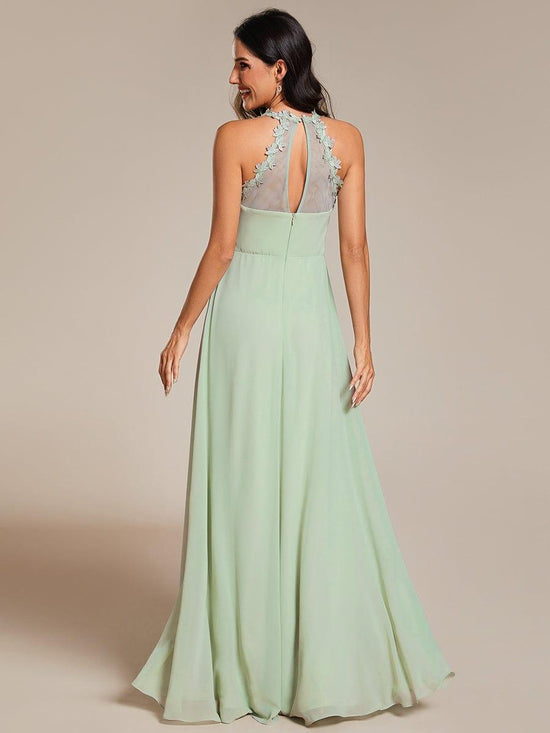 Spaghetti Straps A-Line Empire Chiffon Bridesmaid Dress  Movousdress