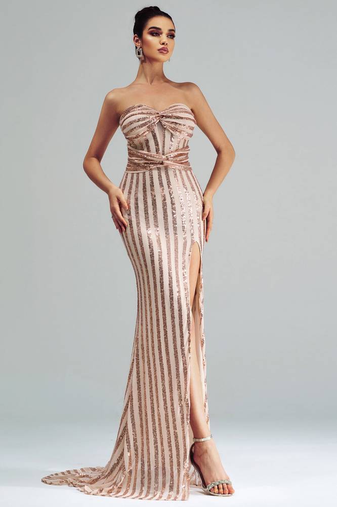 Mermaid Sweetheart Strapless Empire Evening Party Dress