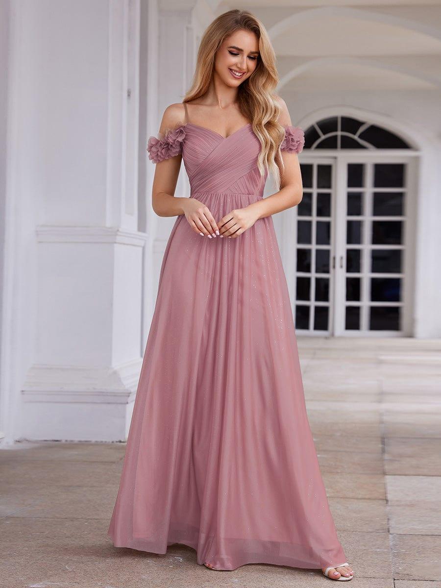Sweetheart Off-Shoulder A-Line Empire Floor-Length Evening Dress Movousdress Sweetheart Off-Shoulder A-Line Empire Floor-Length Evening Dress Movousdress